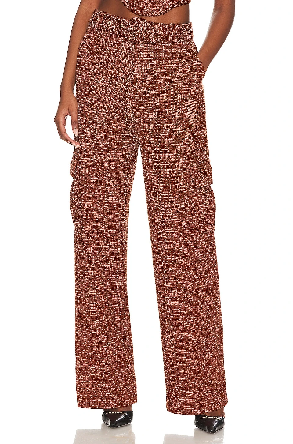 Camila Coelho Tamsin Cargo Pants Terracotta 3 Camila Coelho Tamsin Cargo Pants Terracotta
