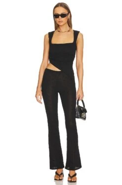 Camila Coelho PANTALON VEGAS Black -Camila coelho Sales COEL WP106 V4