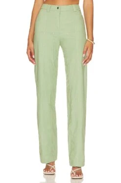 Camila Coelho Matilde Pant Sage Green