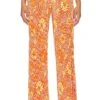 Camila Coelho Pacha Pants Orange Floral -Camila coelho Sales COEL WP113 V1