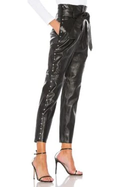 Camila Coelho Cady Leather Pant Black -Camila coelho Sales COEL WP15 V3