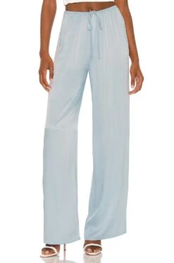 Camila Coelho Jolie Pants Pale Blue