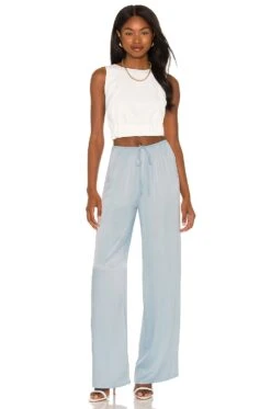 Camila Coelho Jolie Pants Pale Blue -Camila coelho Sales COEL WP46 V4