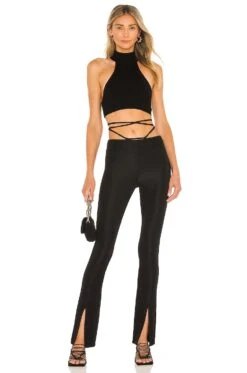 Camila Coelho PANTALONES RAQUELLE Black -Camila coelho Sales COEL WP48 V4