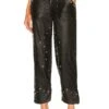 Camila Coelho Jackie Leather Pant Black -Camila coelho Sales COEL WP57 V1