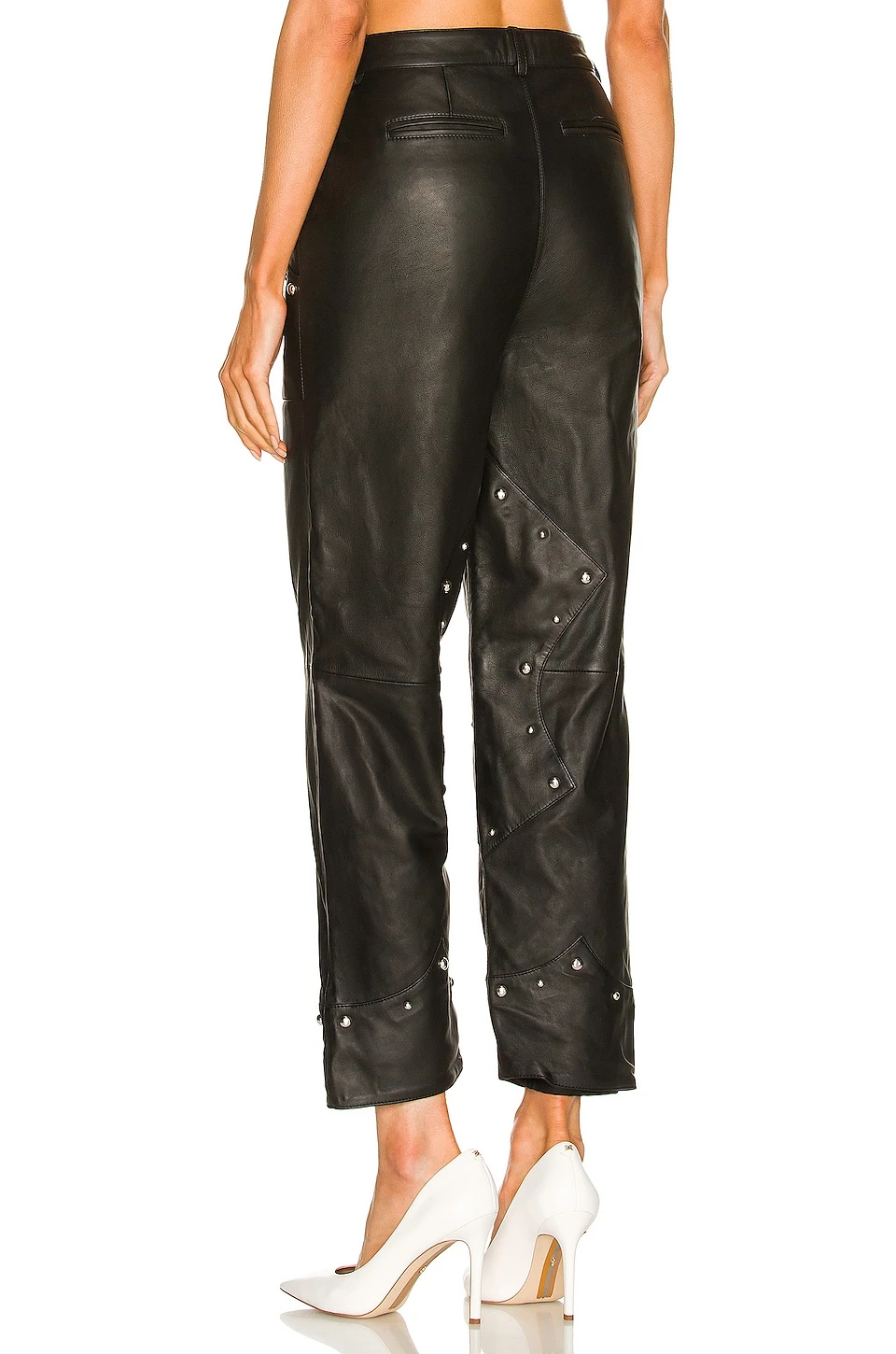 Camila Coelho Jackie Leather Pant Black 5 Camila Coelho Jackie Leather Pant Black - Image 3