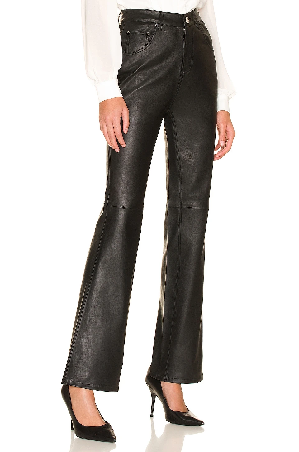 Camila Coelho Kat Leather Pant Black 4 Camila Coelho Kat Leather Pant Black - Image 2