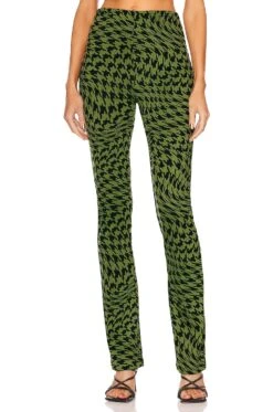 Camila Coelho Seraphina Pants Black & Green