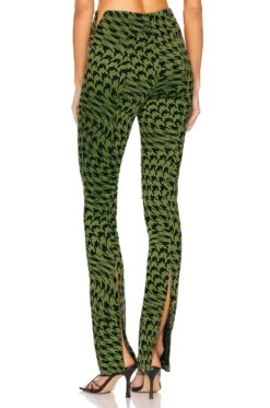 Camila Coelho Seraphina Pants Black & Green 10 Camila Coelho Seraphina Pants Black & Green -Camila coelho Sales COEL WP81 V4