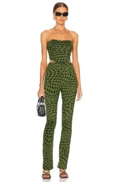 Camila Coelho Seraphina Pants Black & Green 11 Camila Coelho Seraphina Pants Black & Green -Camila coelho Sales COEL WP81 V5