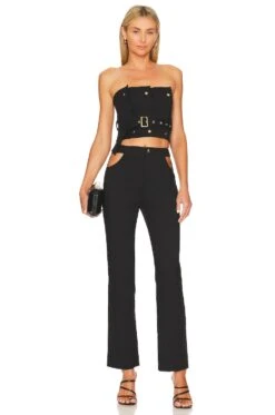 Camila Coelho Viola Pant Black 9 Camila Coelho Viola Pant Black -Camila coelho Sales COEL WP83 V4