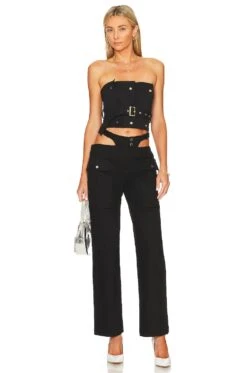 Camila Coelho PANTALON ZENNA Black 9 Camila Coelho PANTALON ZENNA Black -Camila coelho Sales COEL WP88 V4