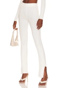 Camila Coelho Titus Knit Pant Ivory