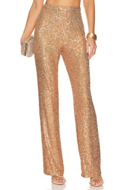 Camila Coelho Calvin Pant Gold -Camila coelho Sales COEL WP91 V1 1