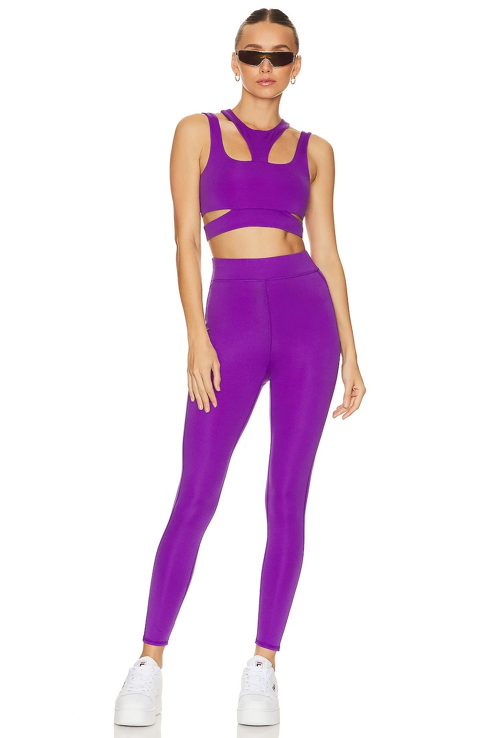 Camila Coelho Palmira 7/8 Legging Royal Purple 6 Camila Coelho Palmira 7/8 Legging Royal Purple - Image 4
