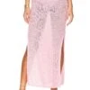 Camila Coelho Cleo Skirt Pink