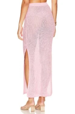 Camila Coelho Cleo Skirt Pink -Camila coelho Sales COEL WQ145 V3