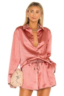 Camila Coelho Amber Top Rust