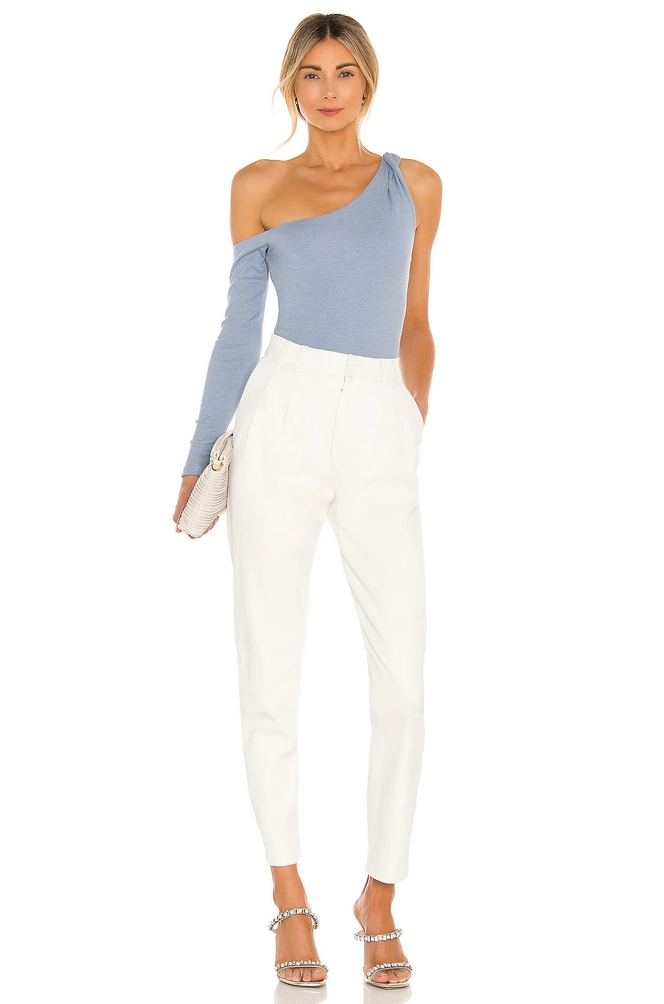 Camila Coelho Dawn Bodysuit Baby Blue 7 Camila Coelho Dawn Bodysuit Baby Blue - Image 5