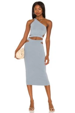 Camila Coelho Dominic Top Muted Blue -Camila coelho Sales COEL WS155 V4