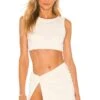 Camila Coelho Fellie Crop Top Creme -Camila coelho Sales COEL WS159 V1
