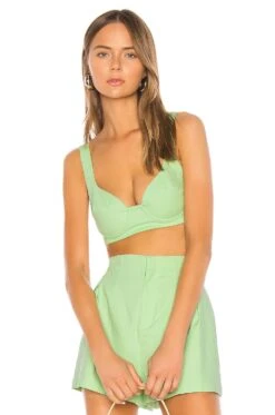 Camila Coelho Connor Top Soft Mint