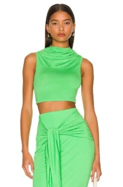 Camila Coelho Pixie Tank Top Green -Camila coelho Sales COEL WS178 V1 1
