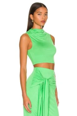 Camila Coelho Pixie Tank Top Green -Camila coelho Sales COEL WS178 V2