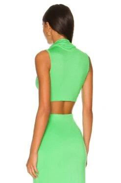 Camila Coelho Pixie Tank Top Green -Camila coelho Sales COEL WS178 V3