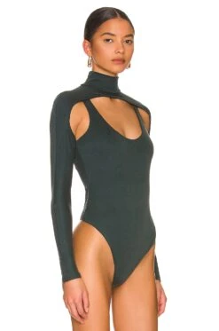 Camila Coelho Mabel Bodysuit Emerald Green 9 Camila Coelho Mabel Bodysuit Emerald Green -Camila coelho Sales COEL WS215 V3