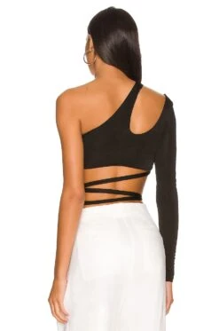 Camila Coelho Corlee Top Black -Camila coelho Sales COEL WS220 V3