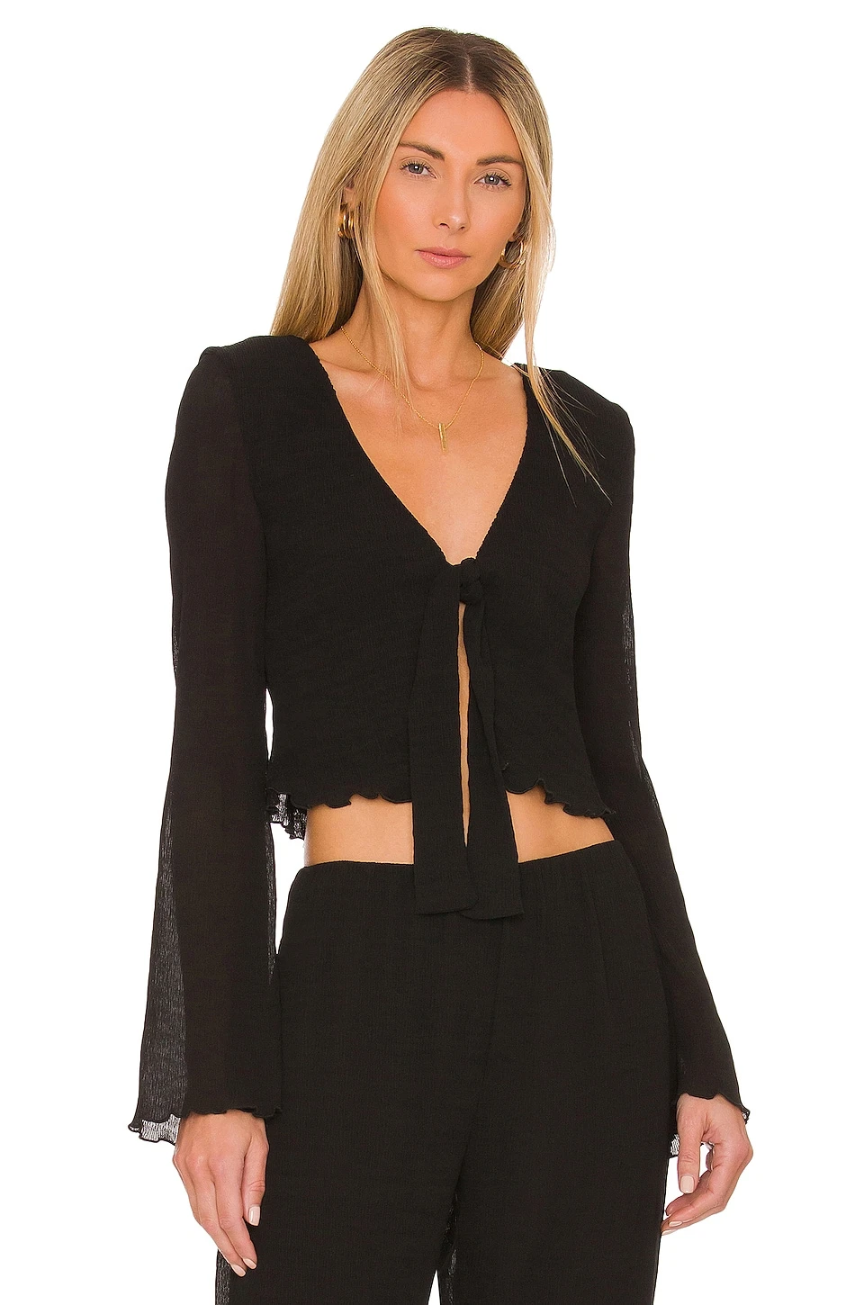 Camila Coelho Madalena Top Black 3 Camila Coelho Madalena Top Black