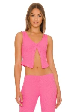 Camila coelho Sales 53 Camila Coelho Abby Top Hot Pink