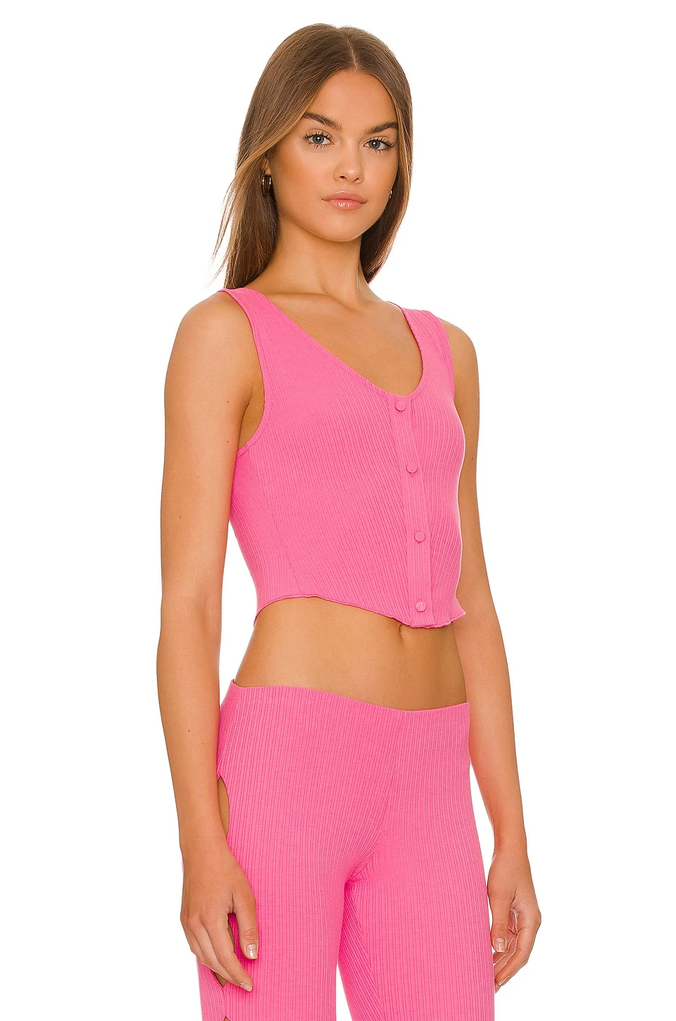 Camila Coelho Abby Top Hot Pink 4 Camila Coelho Abby Top Hot Pink - Image 2