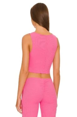 Camila Coelho Abby Top Hot Pink 8 Camila Coelho Abby Top Hot Pink -Camila coelho Sales COEL WS241 V3