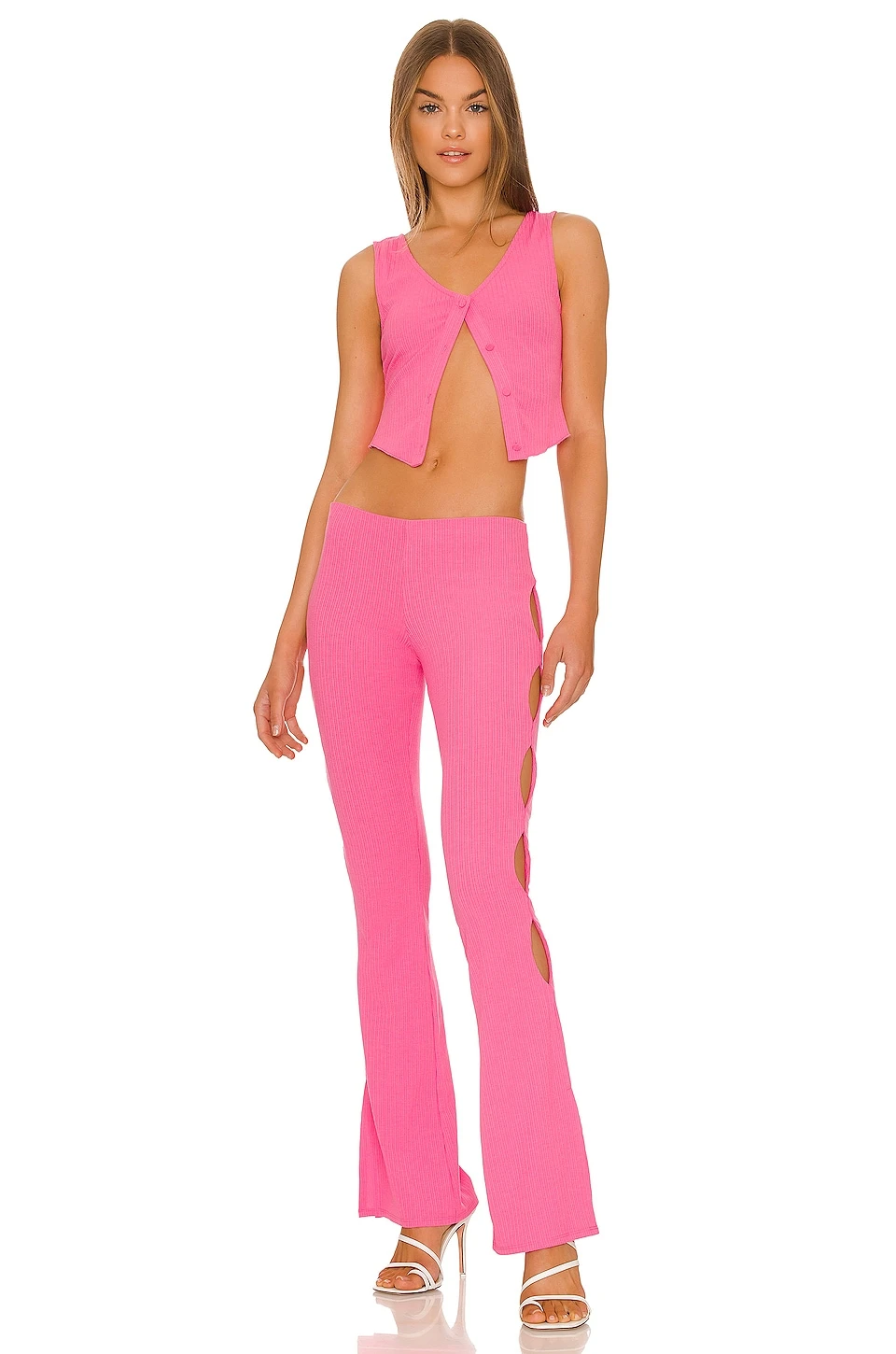 Camila Coelho Abby Top Hot Pink 6 Camila Coelho Abby Top Hot Pink - Image 4