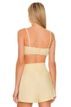Camila Coelho Lieve Bralette Buttercream -Camila coelho Sales COEL WS244 V4