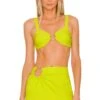 Camila Coelho Lyssa Bralette Lime Green -Camila coelho Sales COEL WS245 V1