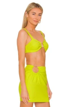 Camila Coelho Lyssa Bralette Lime Green -Camila coelho Sales COEL WS245 V2