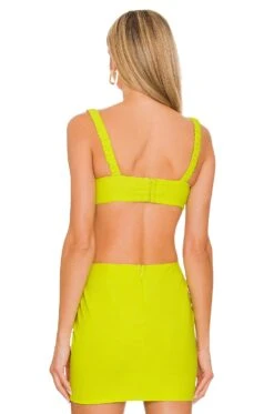 Camila Coelho Lyssa Bralette Lime Green -Camila coelho Sales COEL WS245 V3