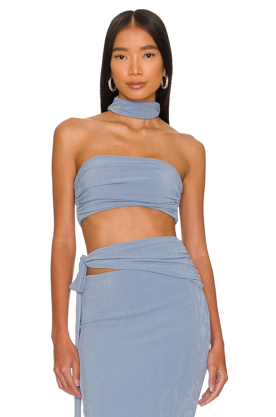 Camila Coelho Serena Top Periwinkle Blue 3 Camila Coelho Serena Top Periwinkle Blue