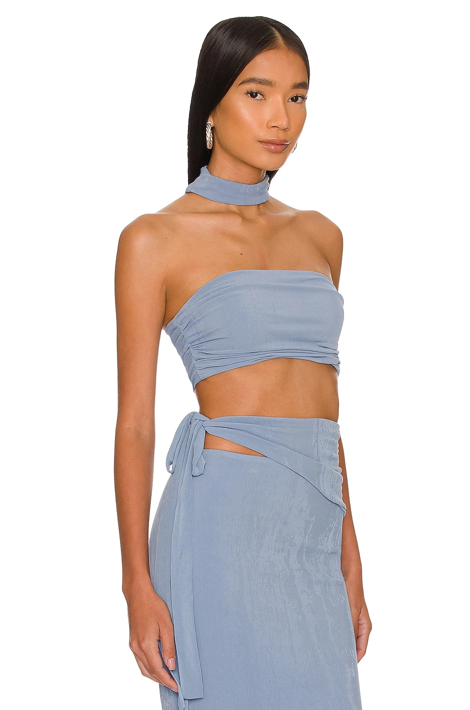 Camila Coelho Serena Top Periwinkle Blue 4 Camila Coelho Serena Top Periwinkle Blue - Image 2