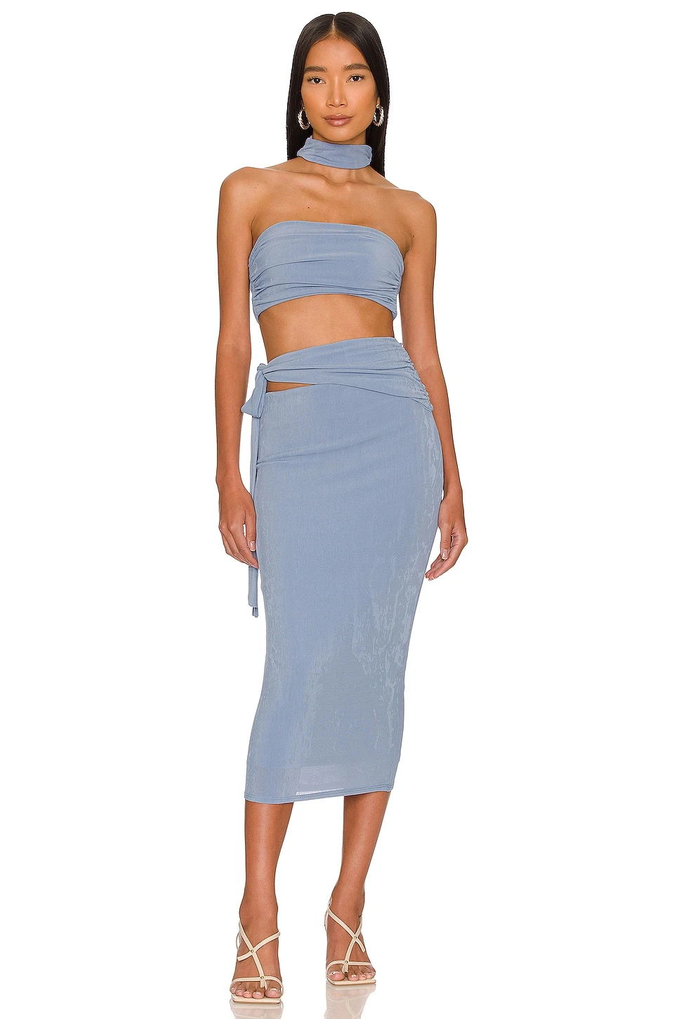 Camila Coelho Serena Top Periwinkle Blue 6 Camila Coelho Serena Top Periwinkle Blue - Image 4