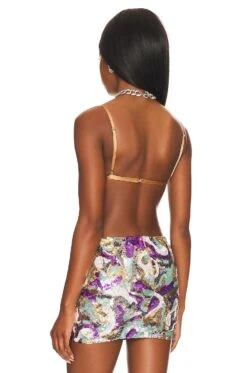 Camila Coelho Kristen Bralette Multi Marble -Camila coelho Sales COEL WS268 V3