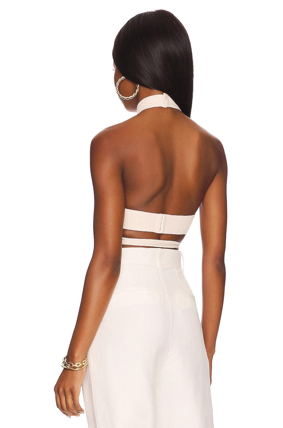 Camila Coelho Whitney Top Oatmeal 5 Camila Coelho Whitney Top Oatmeal - Image 3