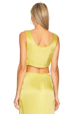 Camila Coelho Selina Crop Top Lime -Camila coelho Sales COEL WS273 V3