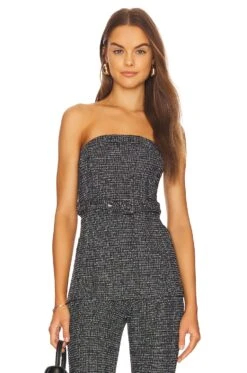 Camila Coelho Vanessa Top Black