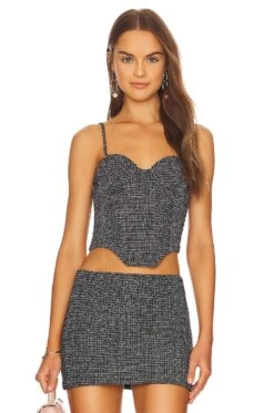 Camila Coelho Ingrid Corset Black