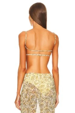 Camila Coelho Bellora Bralette Yellow Butterfly -Camila coelho Sales COEL WS283 V3