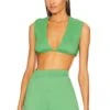 Camila Coelho Devon Crop Top Green 2 Camila Coelho Devon Crop Top Green -Camila coelho Sales COEL WS288 V1